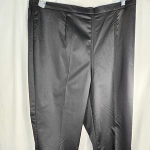 Alfred Dunner Classic Fit Black Comfort Waist Pants w/Pockets Plus Size 22W